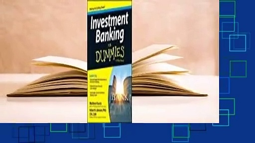 About For Books  Investment Banking for Dummies Complete