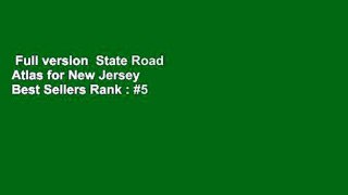 Full version  State Road Atlas for New Jersey  Best Sellers Rank : #5