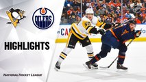 NHL Highlights | Penguins @ Oilers 12/20/19