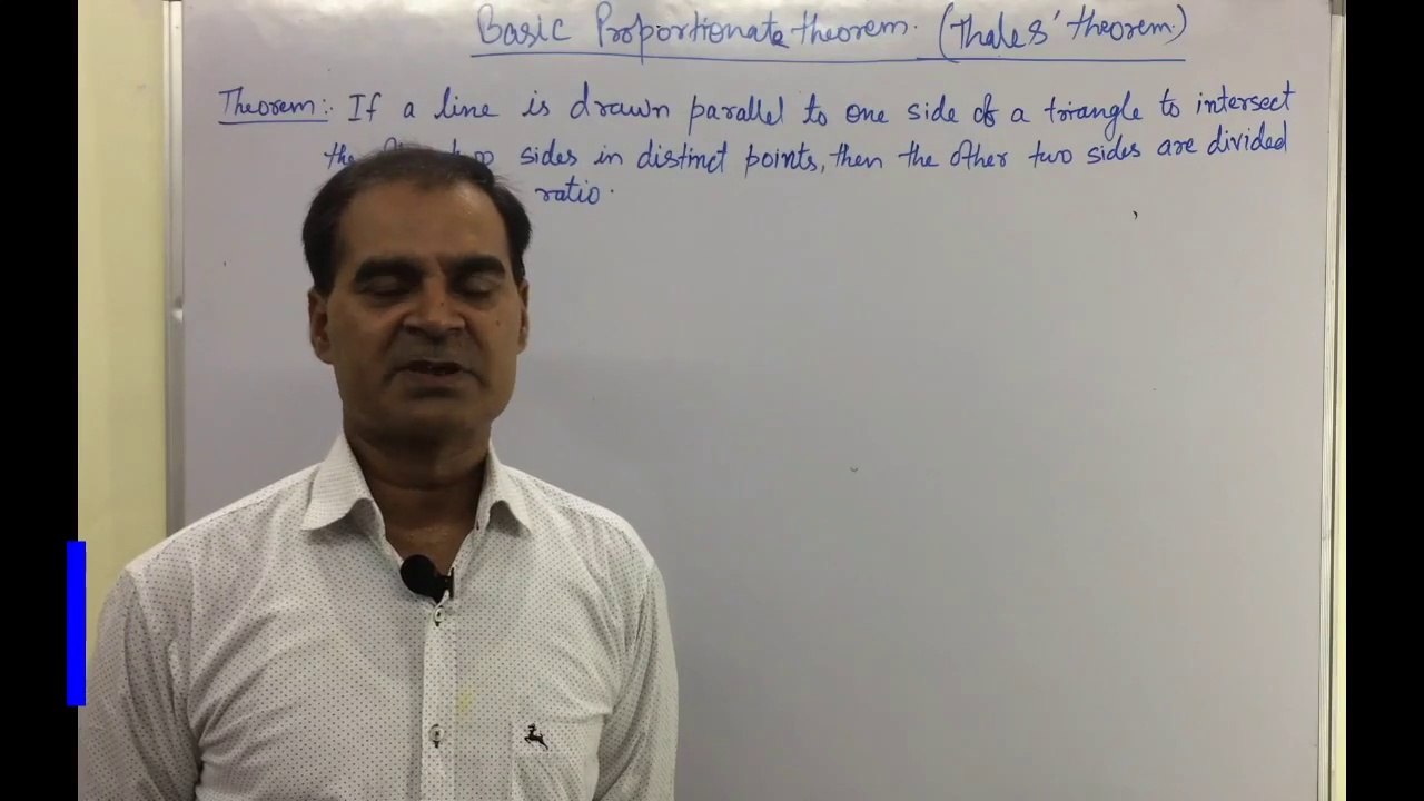 THALES THEOREM | BASIC PROPORTIONATE THEOREM | CLASS 10 | HOW TO PROVE THALES THEOREM | PRAGYA TIMES.