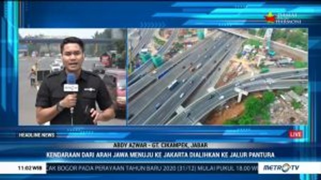 Arus Lalin di Tol Cikampek Terpantau Ramai Lancar