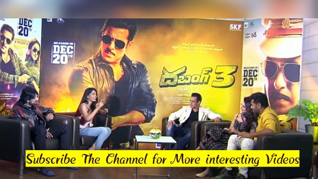 Salman Khan Saying Telugu Dialogues. || Dabangg 3 ||