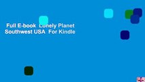 Full E-book  Lonely Planet Southwest USA  For Kindle