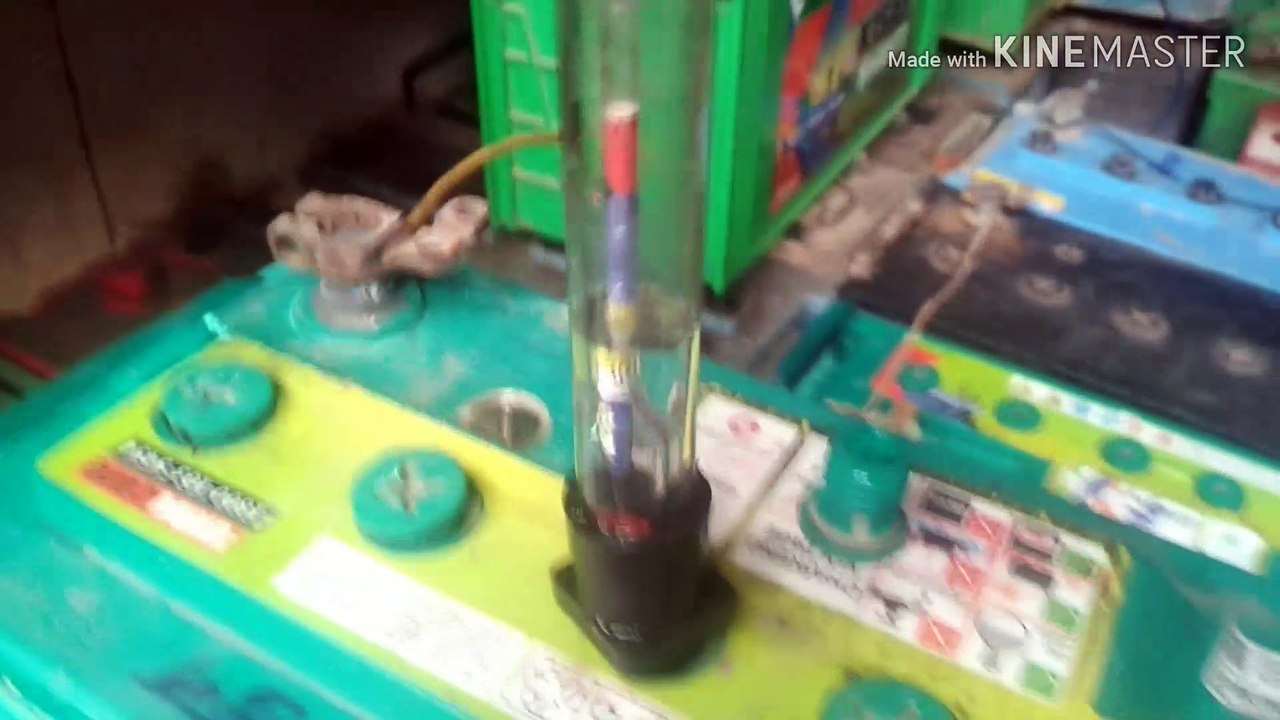 HOW TO CHECK SPECIFIC GRAVITY OF BETTERY