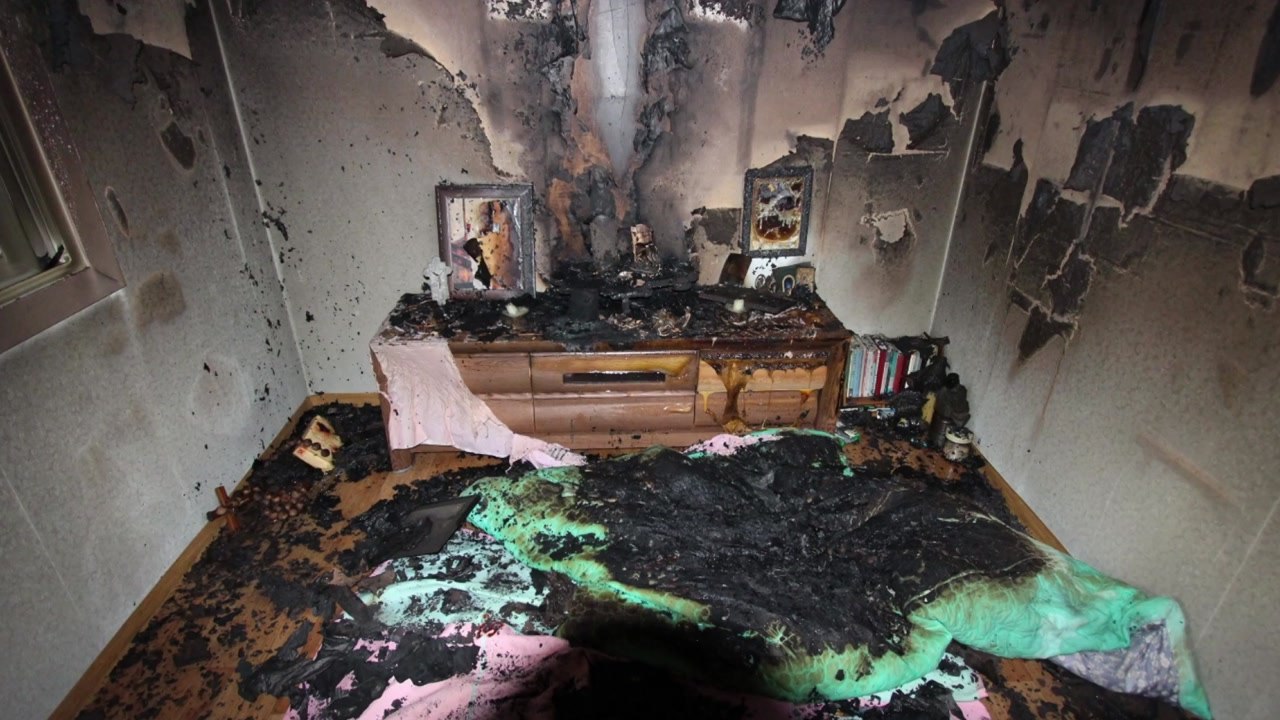 대구 아파트 화재...70대 여성 전신 화상 / YTN