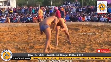 Angrej Doomchedi v/s Chota Sudaam | Behdala (UNA) Kushti Dangal Lovers 2019