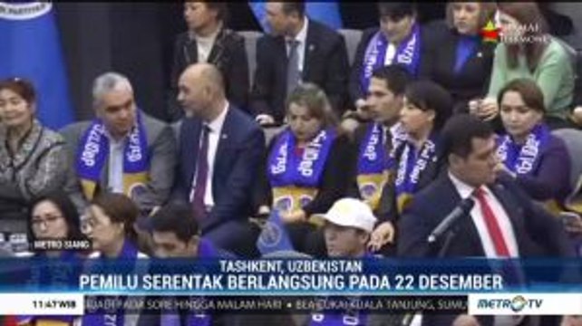 Lima Partai Rebutkan 150 Kursi Dewan di Pemilu Serentak Uzbekistan