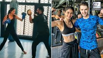 Disha Patani's Tough Workout In Gym