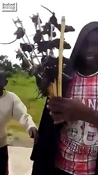 Nourriture de rue... brochettes de souris !