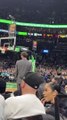 Basket-Ball - NBA - Brad Stevens getting the Boston crowd hyped before calling Tacko Fall to check in is awesome