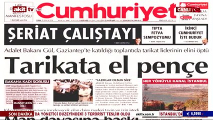 Akit TV'den Cumhuriyet'e tehdit