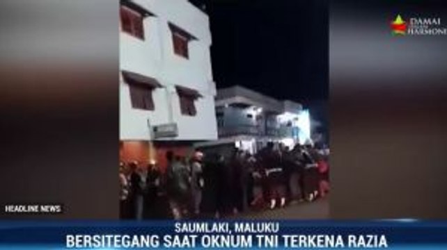 Razia Lalu Lintas Berujung Bentrok Antara TNI dan Polri di Maluku