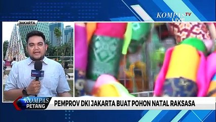 Pohon Natal Raksasa di Thamrin, Anies \"Awal Baru Suasana Persatuan\"