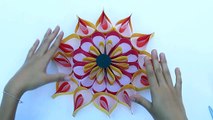 How to make wall decoration with paper easy diy home decor ideas | DIY room decor easy with paper