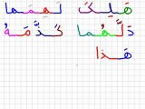 Leçon 3 - vidéo 2 - Exemples de mots avec les consonnes arabes د ذ ه