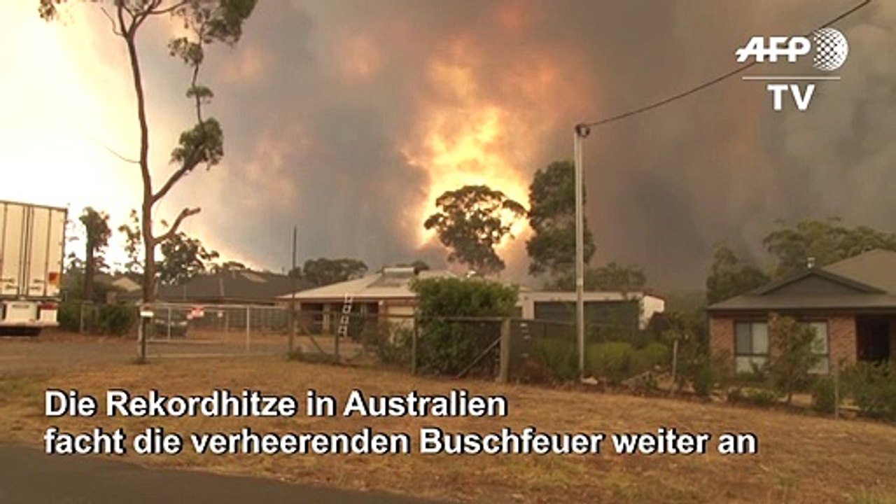 Rekordhitze in Australien facht Brände weiter an