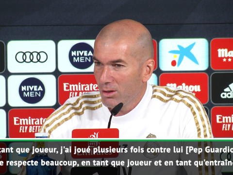 8es - Zidane : J'ai hâte d'affronter Guardiola