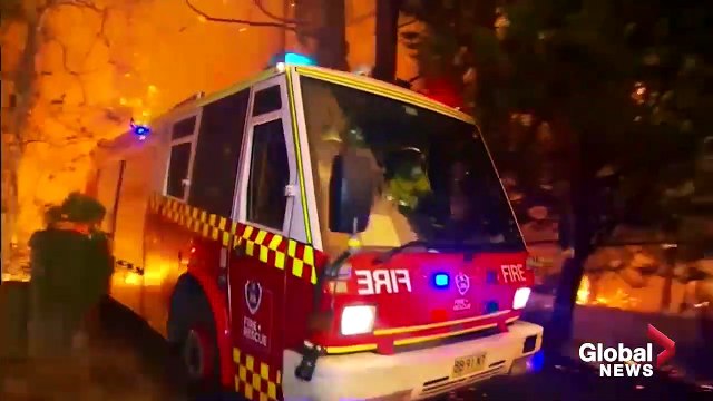 Incêndios florestais na Austrália circundam Sydney, enquanto as ondas de calor continuam