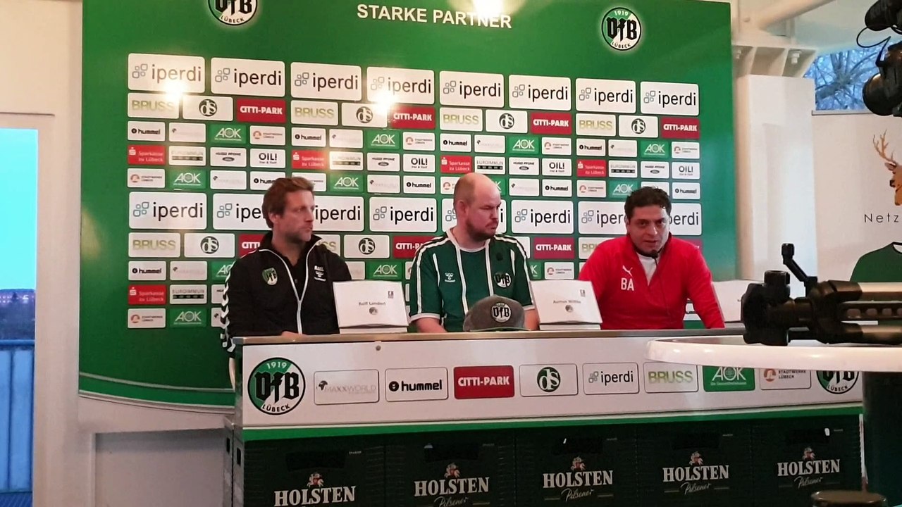 Berkan Algan auf der PK nach dem Lübeck-Spiel