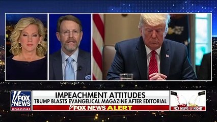 Trump blasts evangelical magazine calling for his removal from office