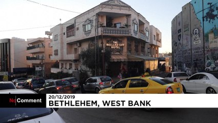 La navidad de Banksy en Cisjordania con Cicatriz de Belén,