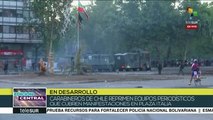 Chile: carabineros vuelven a reprimir a equipo reporteril de teleSUR
