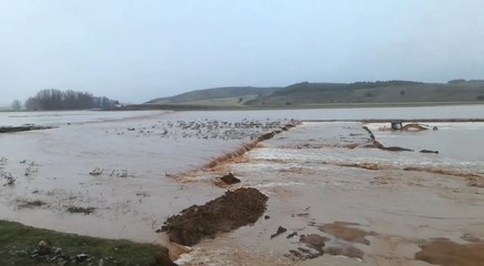 Desbordamiento del río Guadazaón
