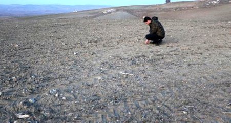 Tarlasında bulduğu 'gök taşı'nı banka kasasında saklıyor