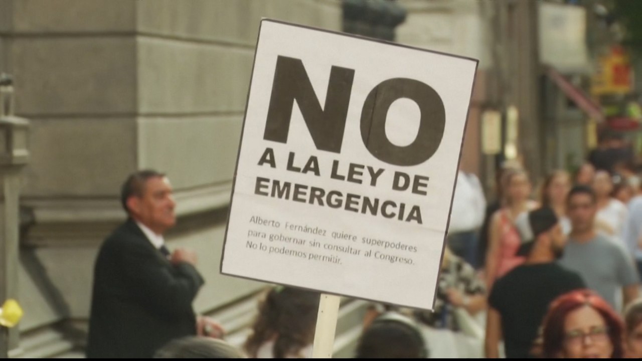 Argentina declares economic emergency
