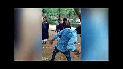 College picnic dance with girls