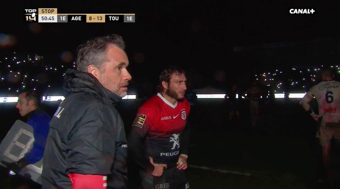 Une coupure de courant interrompt le match entre Agen et Toulouse