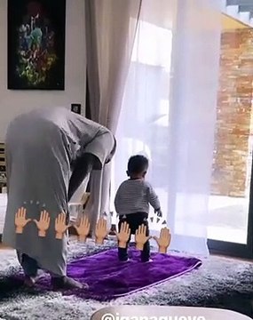 Quand Gana prie avec son fils