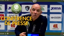 Conférence de presse Havre AC - FC Chambly (1-1) : Paul LE GUEN (HAC) - Bruno LUZI (FCCO) - 2019/2020