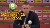 Conférence de presse Valenciennes FC - FC Lorient (3-0) : Olivier GUEGAN (VAFC) - Christophe PELISSIER (FCL) - 2019/2020