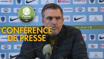 Conférence de presse Paris FC - Le Mans FC (0-3) : Mecha BAZDAREVIC (PFC) - Richard DEZIRE (LEMANS) - 2019/2020