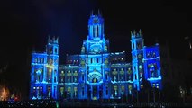 Madrid da la bienvenida a la Navidad con un espectacular videomapping sobre el Palacio de Cibeles