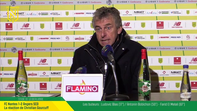 FC Nantes - Angers SCO : la réaction de Christian Gourcuff