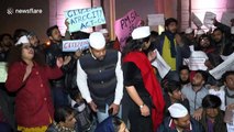 Delhi students brave cold in latest protest against Citizenship Amendment Bill