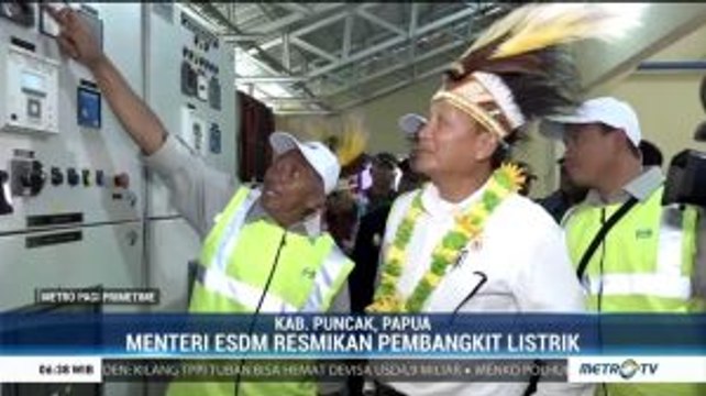 Warga Distrik Ilaga Nikmati Listrik Mikro Hidro