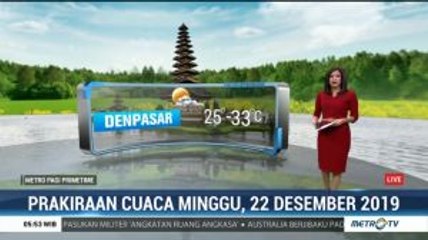 Prakiraan Cuaca, Minggu 22 Desember 2019