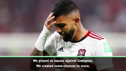 Flamengo played as Liverpool's equals- Gabriel Barbosa