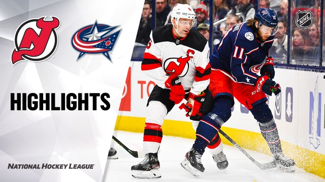 NHL Highlights | Devils @ Blue Jackets 12/21/19