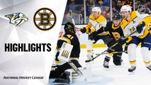 NHL Highlights | Predators @ Bruins 12/21/19