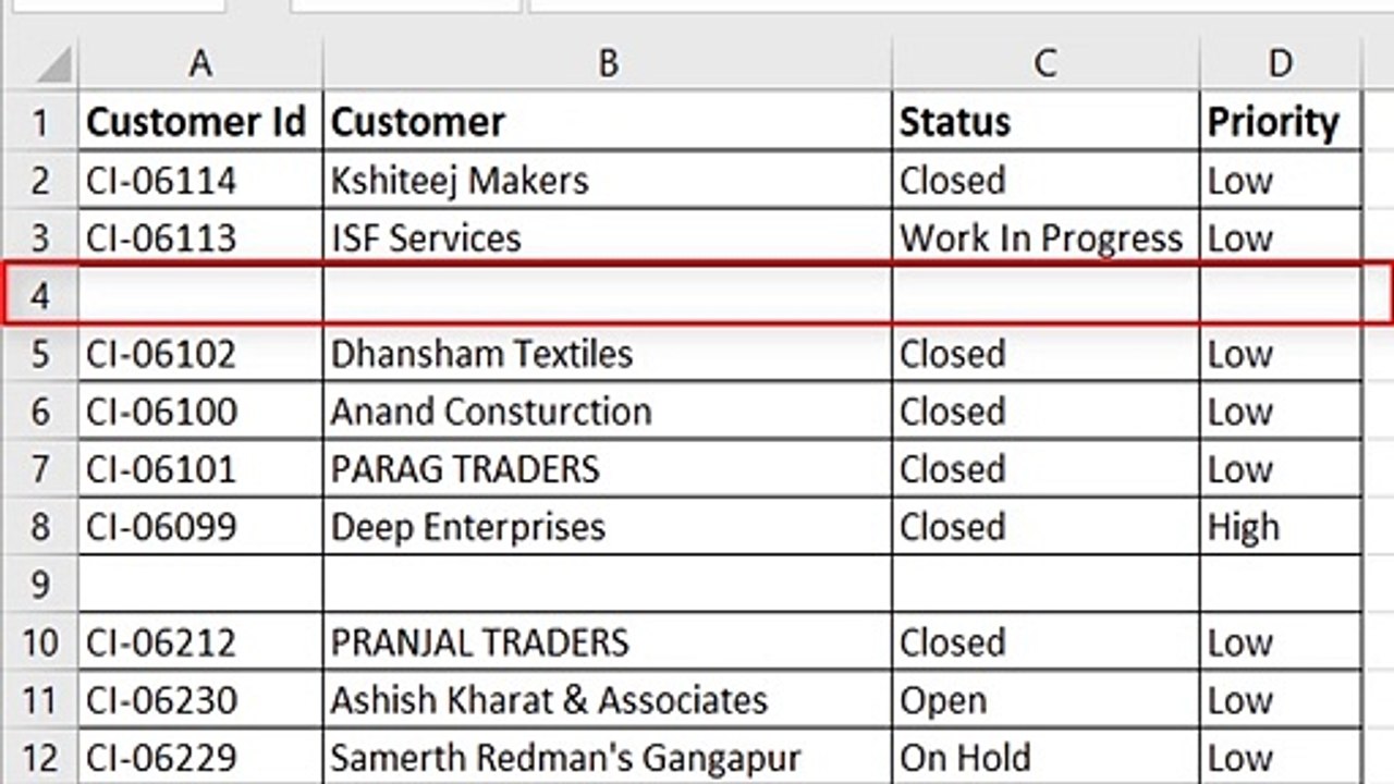 Delete Blank Rows in one click | Excel Tricks |