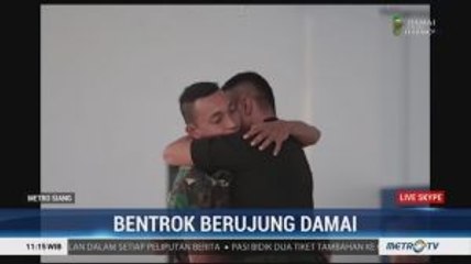 Bentrok TNI-Polri di Saumlakki Berujung Damai