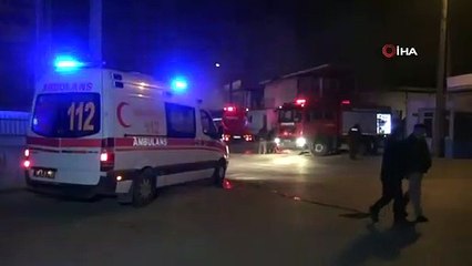 Kağıt fabrikasında korkutan yangın, 10 kişi ölümden döndü