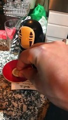 Tip Jar Eats Coins for Dinner