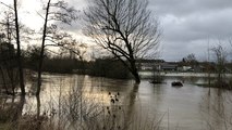 La crue de l’Orne impressionne les habitants à Argentan