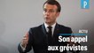 Réforme des retraites : Emmanuel Macron demande  « une trêve » aux grèvistes