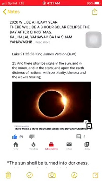 Spirit Is Like The Wind: #17 THREE-HOUR SOLAR ECLIPSE AFTER CHRISTMAS